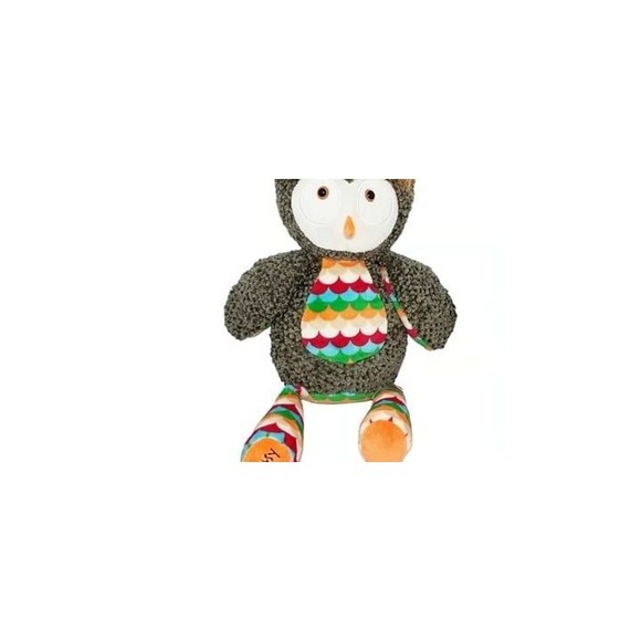 Scentsy Buddy Owl Olympia Colorful Plush Cuddle Stuffed Animal With Scent Pack - Picture 1 of 4